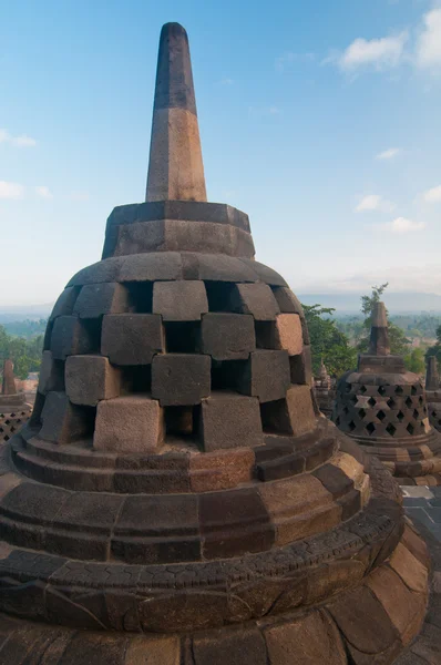 Templo de Borobudur, Java Central, Indonesia —  Fotos de Stock