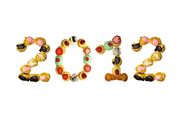 2012 pastry — Stock Photo, Image