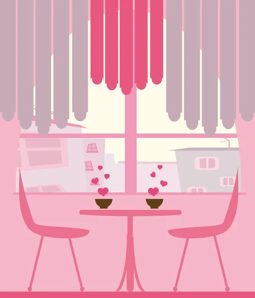Café e amor Ilustrações De Stock Royalty-Free