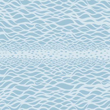 Sea background. Hand drawn vector illustration clipart