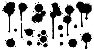 Ink splatter clipart