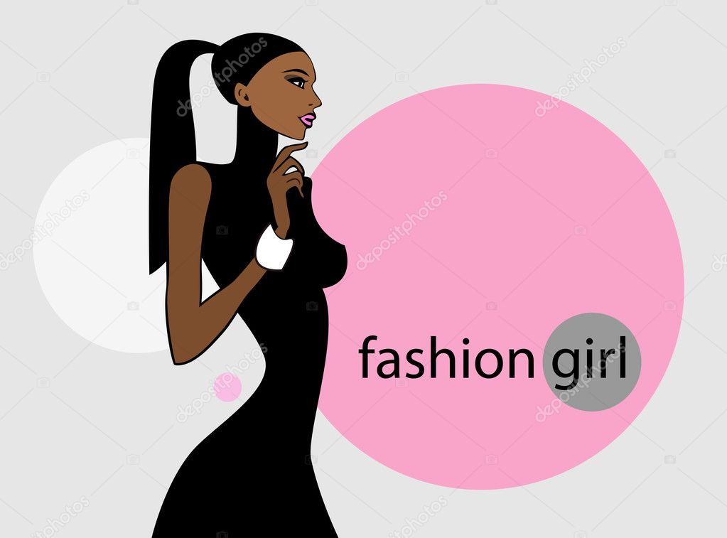 Girl Model Fashion Logo Design Stock Vector - Illustration of fashion,  lifestyle: 188042304