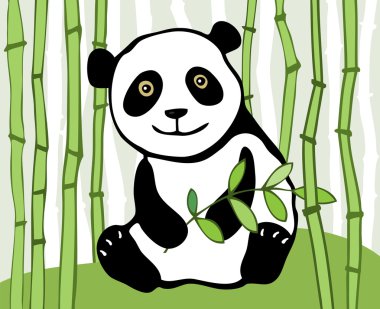 Panda. clipart