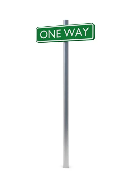 One Way Sign — Stock Photo, Image