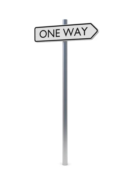 One Way Sign 2 — Stock Photo, Image
