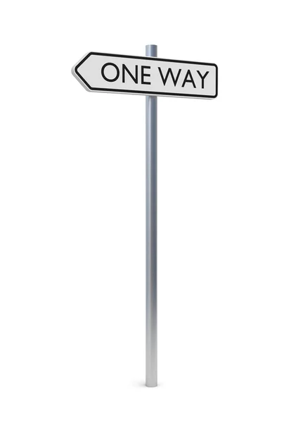 One Way Sign 3 — Stock Photo, Image