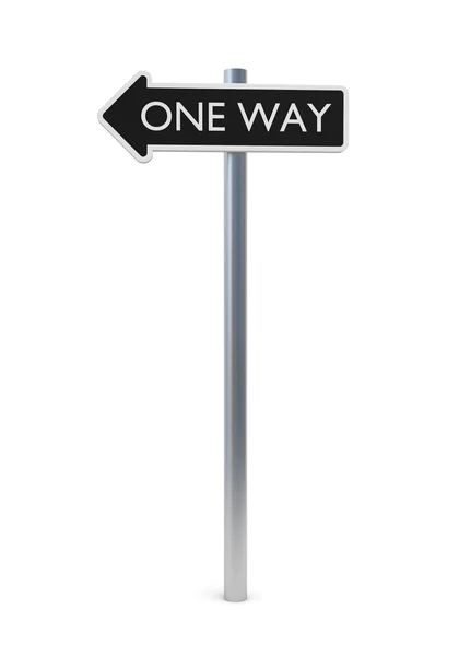 One Way Sign 4 — Stock Photo, Image