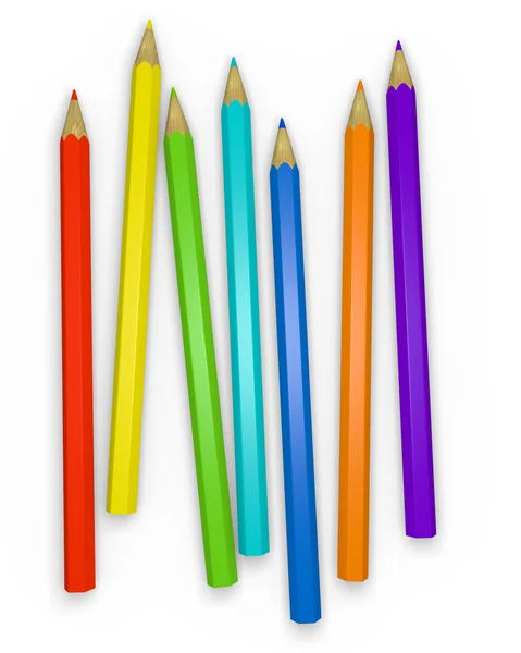 Lápis coloridos 1 — Fotografia de Stock