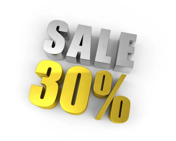Discount of 30% — Stok fotoğraf
