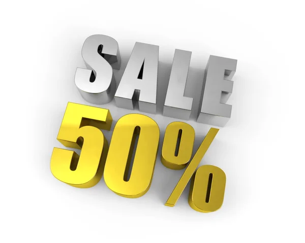 Discount of 50% — Stok fotoğraf