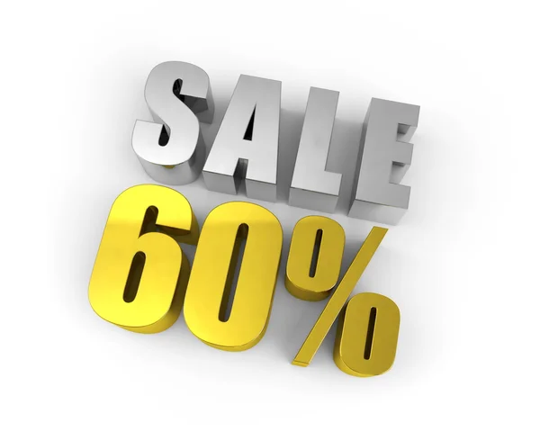 Discount of 60% — Stockfoto