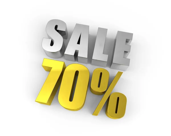 Discount of 70% — Stock Photo, Image