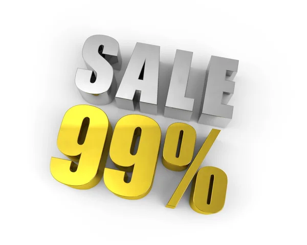 Discount of 99% — Stock Photo, Image