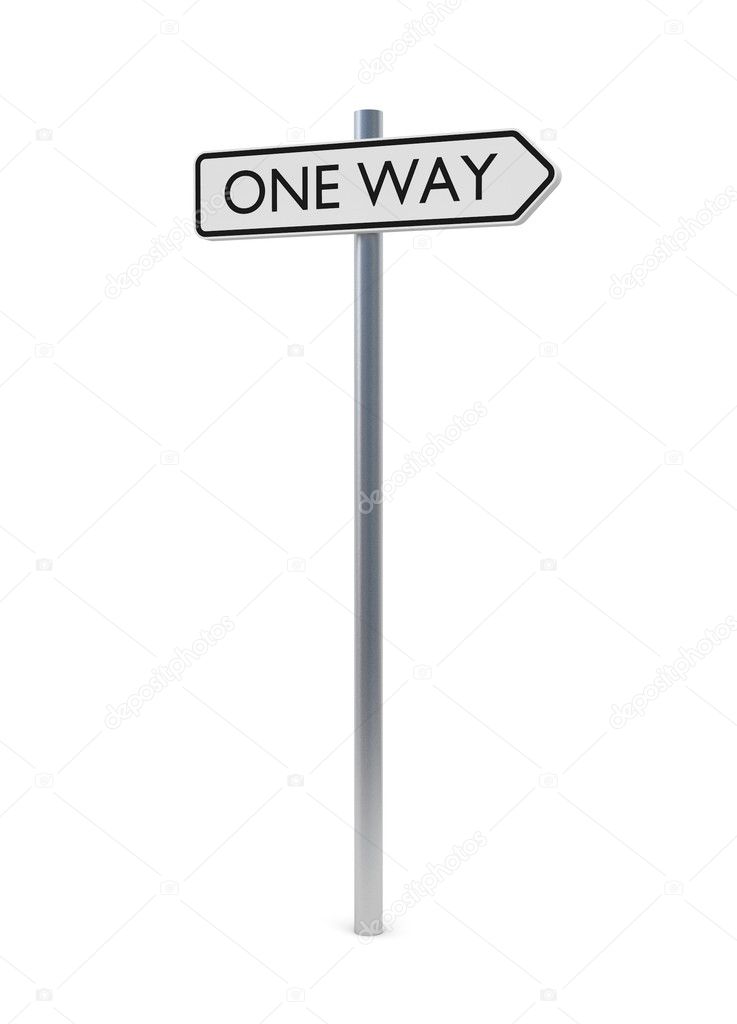 One Way Sign 2
