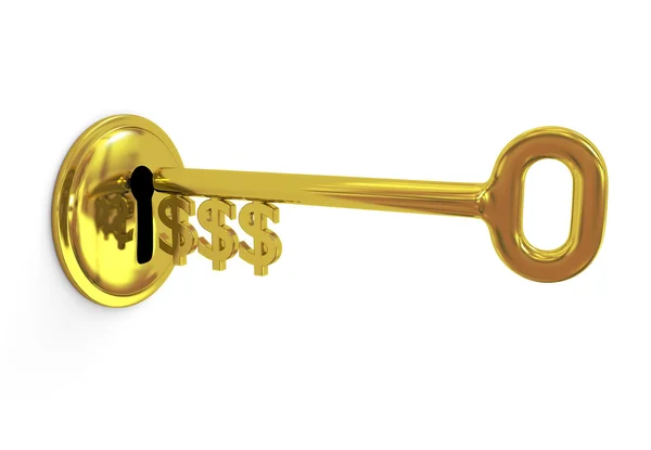 Gouden sleutel 2 — Stockfoto
