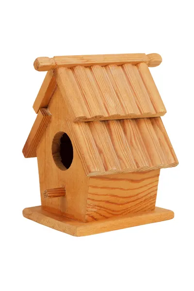 Piccola casetta in legno per uccelli — Foto Stock