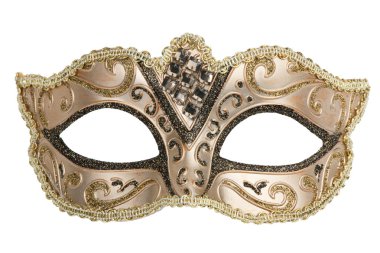 Carnival mask decorated with designs clipart