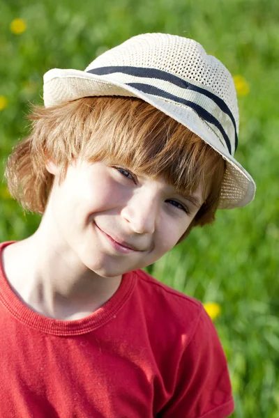The fair-haired boy — Stock Photo, Image