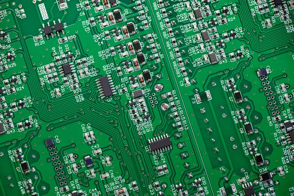 stock image Fragment of circuit board