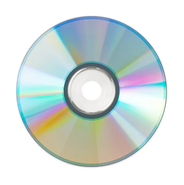 Сияющий компакт-диск для компьютера — стоковое фото