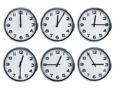 Wall clocks clipart