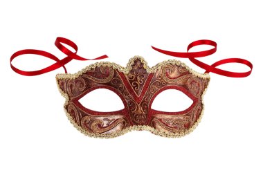 Beautiful festive carnival mask clipart