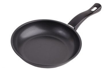 A small pan with a plastic handle clipart