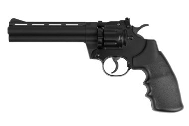 Gun - an imitation of long-barreled revolver clipart