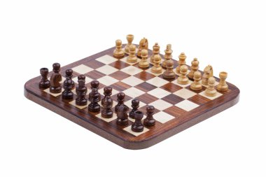 Board with pocket chess clipart