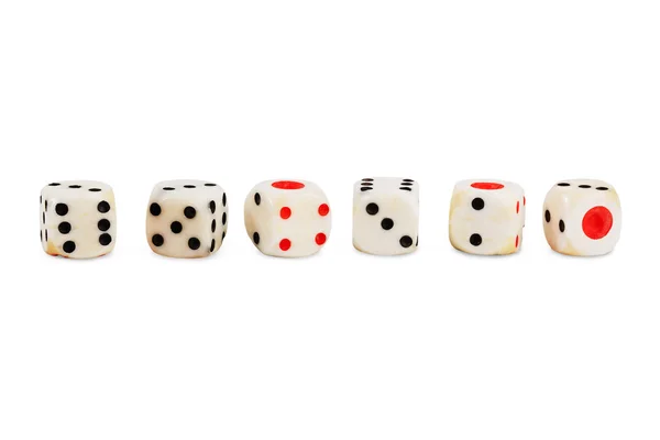 Number of dice from the dice — Stock Photo, Image