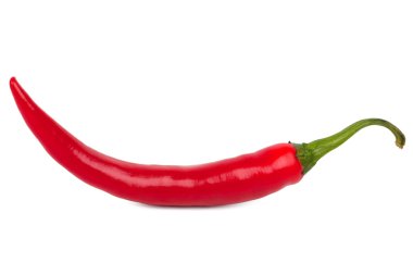 Beautiful ripe red chili pepper clipart