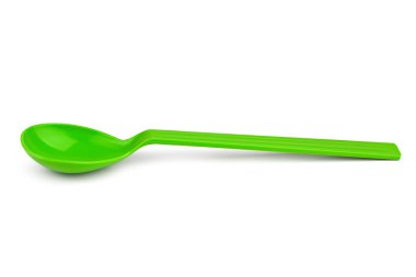 Green spoon clipart