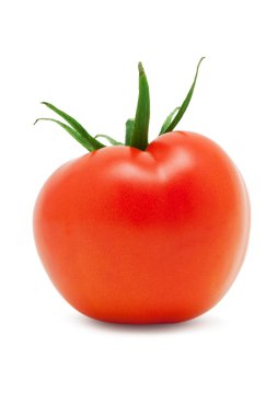 Small red ripe tomato clipart