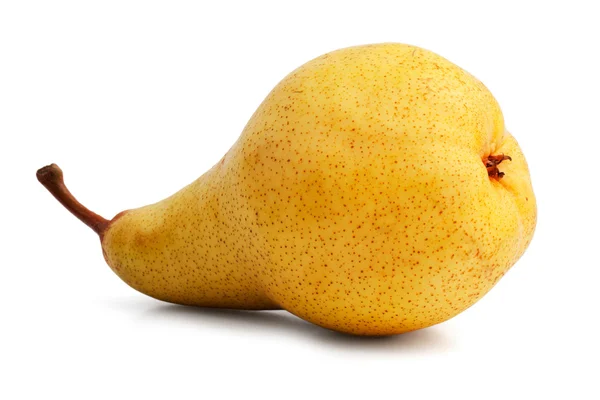 Pretty juicy ripe yellow pear — Stock Photo, Image