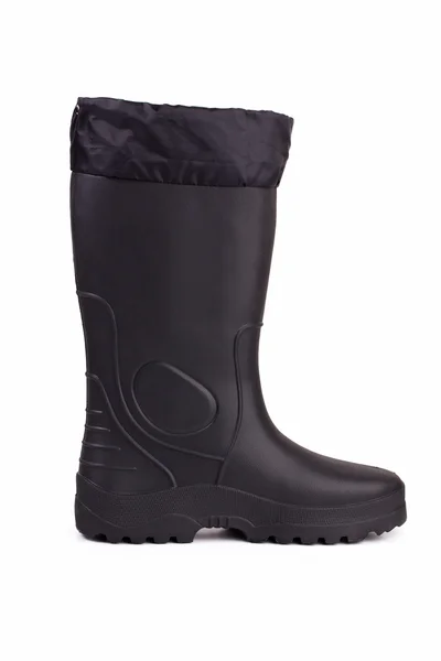 Large black rubber boots — Stock Photo, Image