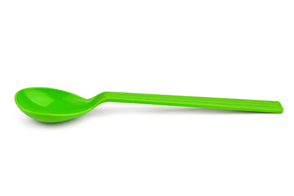 绿色勺子 — 图库照片