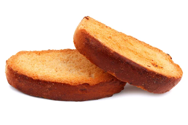 Due crostini di pane rosato — Foto Stock