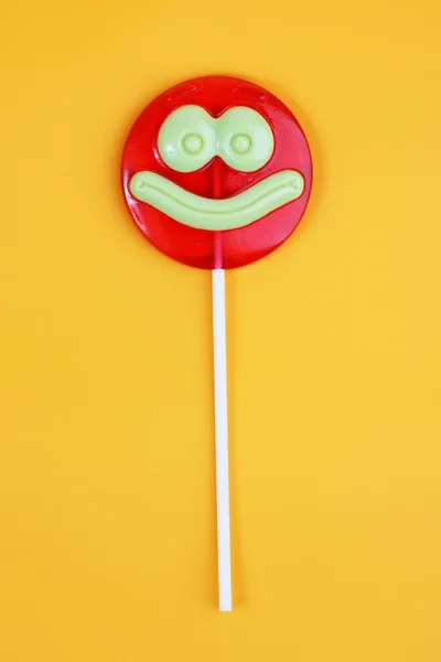 Lollipop, like a smiley face — Stock Photo, Image