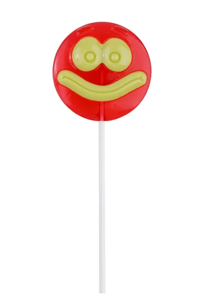 Lollipop, som en smiley — Stockfoto