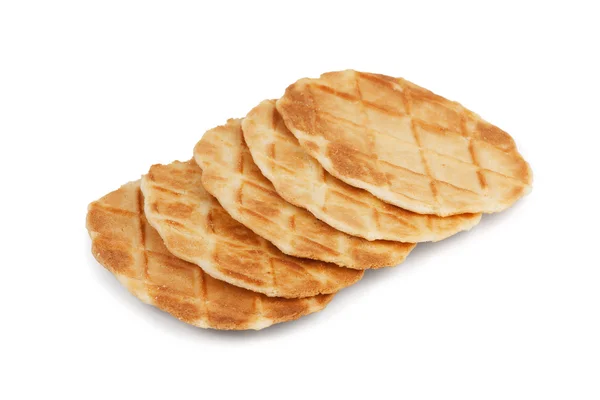 Few ruddy biscuits — Stock Photo, Image
