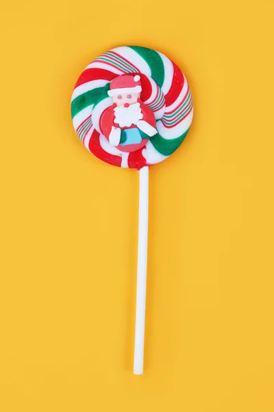 Lollipop with Santa Claus — Stock Photo, Image
