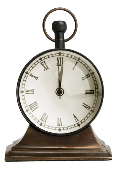 Antico orologio da tavolo in bronzo — Foto Stock