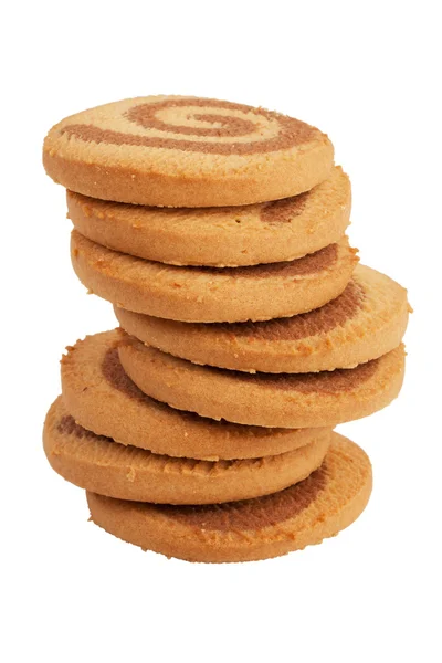 The high pile of biscuits — Stock Photo, Image