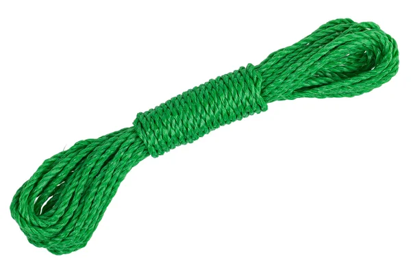 Hank uzun yeşil clothesline — Stok fotoğraf