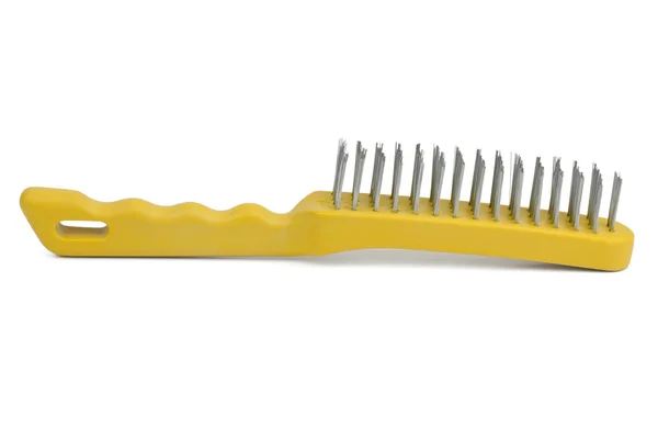 Brush with metal bristles — Stock Photo, Image