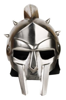 Iron Roman legionary helmet clipart