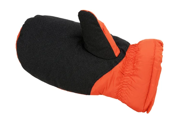Warme winter handschoen oranje — Stockfoto
