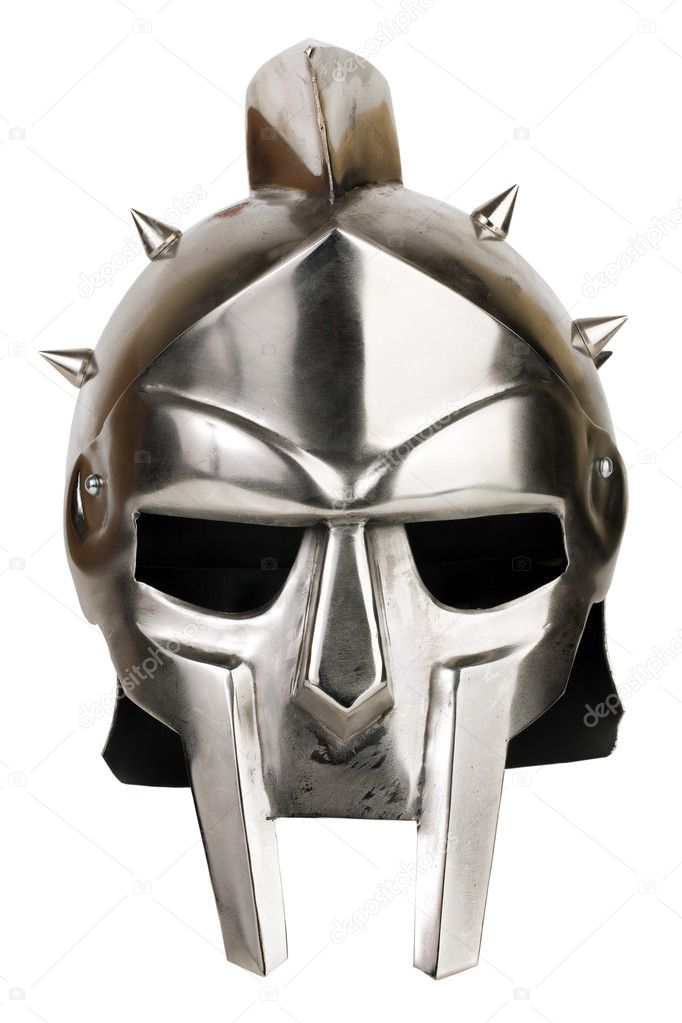 Iron Roman legionary helmet