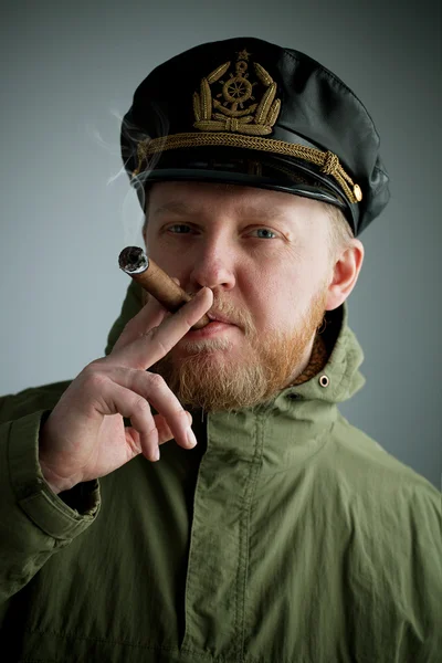 Denizci şapkası ve ceket — Stok fotoğraf