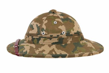 Khaki pith helmet clipart